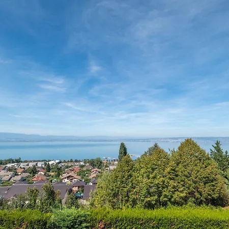 Avec Sauna Entre Leman, Montagnes Et Golf - Le Cocon Du Leman شاليه