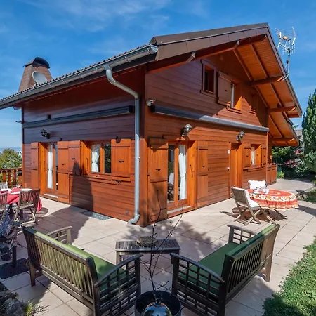 شاليه Avec Sauna Entre Leman, Montagnes Et Golf - Le Cocon Du Leman إفيان ليه با