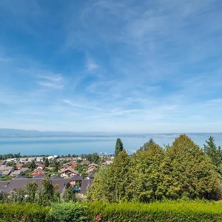 Avec Sauna Entre Leman, Montagnes Et Golf - Le Cocon Du Leman شاليه